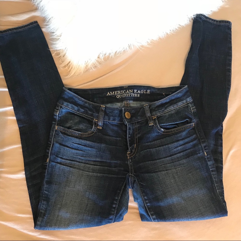 {American Eagle} Dark Wash Super Stretch Denim